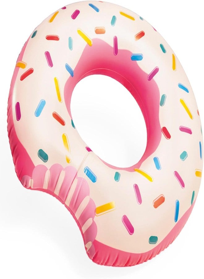 Rexez Toy Imagine Bitted Donut Swimming Pool Float Tubes for Adults & Kid's | Swimming Ring Floats for Kidz 9 Years and Above | Backyard Pool Fun Toys for Kid's (80-Kg Max) - Image 3